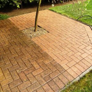 Pressure wash 2022 before and after