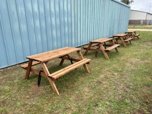 Grounds Maintenance and table fixtures